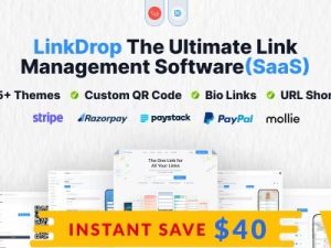 Linkdrop (v3.6.0) SaaS Link Management Tool