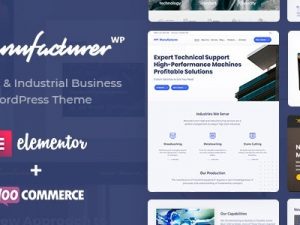 Fixed* Manufacturer v1.3.11 Factory and Industrial WordPress Theme