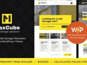 MaxCube (v1.3.1) Moving & Self Storage Relocation Business WordPress Theme