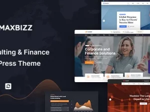 Maxbizz v1.2.3.9 Consulting & Financial Elementor WordPress Theme [Activated]