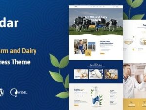 Mildar (v1.0.2) Dairy Farm & Milk WordPress Theme + RTL