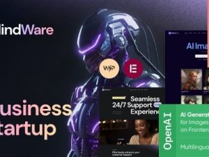 MindWare (v1.0) AI Startup, AI App & Machine Learning WordPress Theme