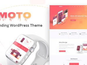 Moto v.1.2.1 WordPress Landing Page Theme