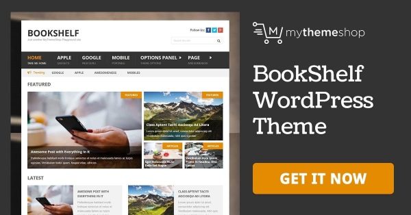 MyThemeShop BookShelf Nulled