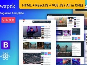 Newsprk (v5.6.0) React Blog Magazine Template 