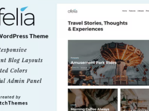 Ofelia (v2.0.6) Travel Personal WordPress Blog Theme