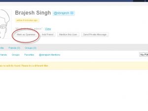 One Click Mark Spammer for BuddyPress v.1.1.6