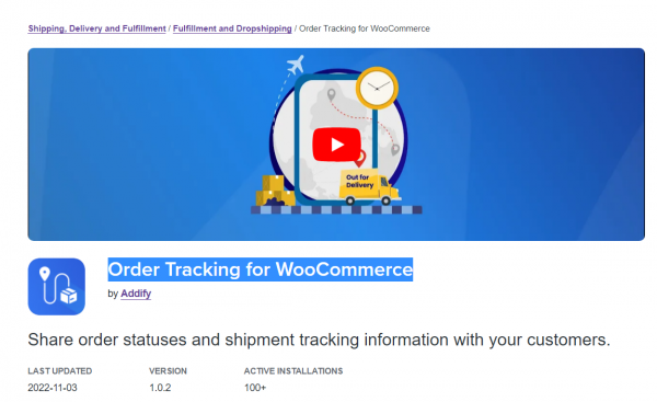 Order Tracking for WooCommerce