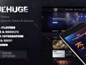 PixieHuge (v1.1.7) eSports Gaming Theme For Clans & Organizations