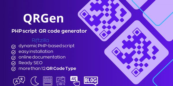 QRGen Powerful PHP QR Code Generation Script Nulled