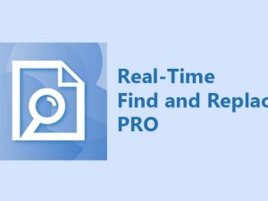 Fixed* Real-Time Find and Replace Pro v4.1