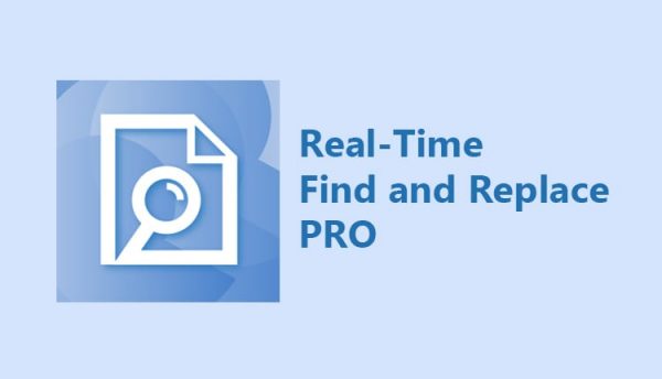 Real Time Find and Replace Pro Nulled