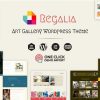 Regalia v1.0.0 Artist Portfolio, Art Gallery Theme