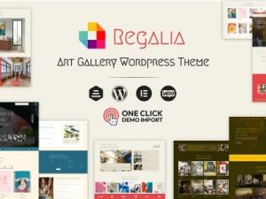 Regalia v1.0.0 Artist Portfolio, Art Gallery Theme