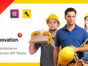 Renovation (v4.4.9) Repair Service, Home Maintenance Elementor WP Theme