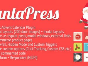 SantaPress v1.7.0 WordPress Advent Calendar Plugin & Quiz