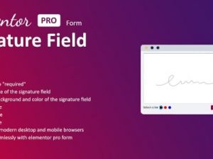 Signature Field for Elementor form v1.2.0
