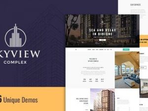 Skyview Complex (v2.0) One Page Single Property WordPress Theme