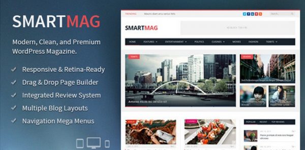 SmartMag – Responsive Retina WordPress Magazine Nulled