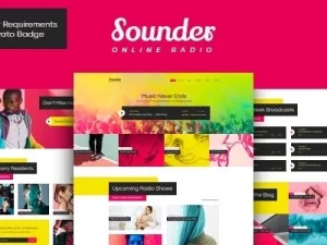 Sounder v1.3.8 Online Radio WordPress Theme