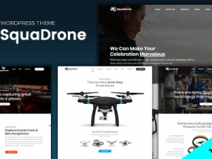 SquaDrone (v1.0.9) Drone & UAV Business WordPress Theme