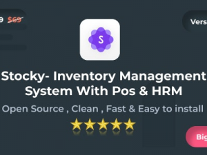 Stocky v4.0.8 POS with Inventory Management & HRM