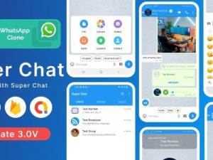 Super Chat v3.6.1 Android Chatting App with Group Chats and Voice/Video Calls – Whatsapp Clone