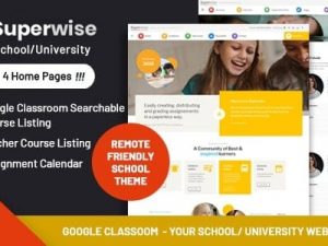 Superwise (v2.9.3) Modern Education WordPress Theme