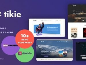 Tikie (v1.0.4) Book Store WooCommerce WordPress Theme