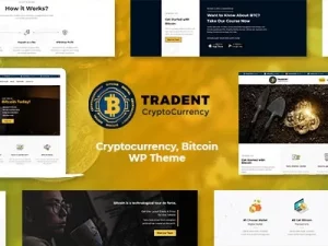 Tradent (v2.8) Cryptocurrency, Bitcoin WordPress Theme