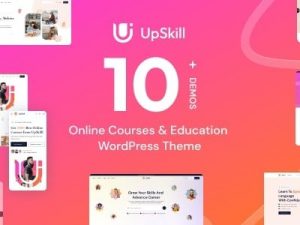 UpSkill v1.0 Education Online Courses LMS WordPress Theme