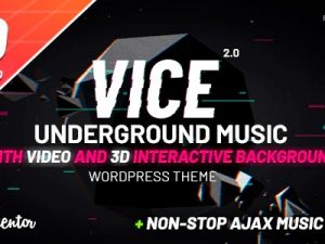 Vice v3.1.3 Underground Music Elementor WordPress Theme (Activated)