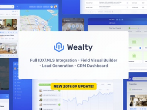 Wealty (v3.1) Multipurpose Real Estate WordPress Theme