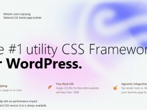 Winden (v2.2.0) The #1 utility CSS Framework for WordPress [Activated]