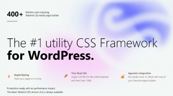 Winden The 1 utility CSS Framework for WordPress Free Download