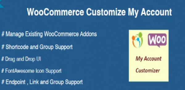 WooCommerce Customize My account Pro Nulled Free Download