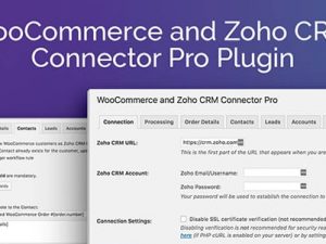 Zoho CRM Connector Pro for WooCommerce v2.1.14 [Activated]