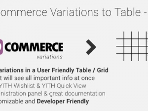 Woocommerce Variations to Table – Grid v1.5.6