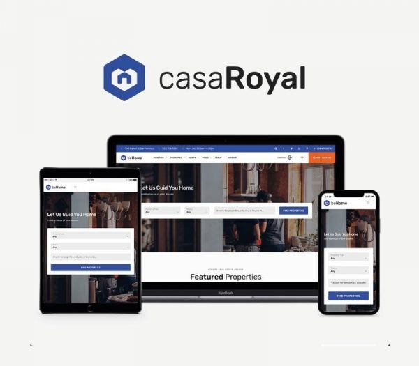 casaRoyal Real Estate WordPress Theme Nulled