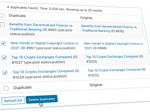 Delete Duplicate Posts Pro v4.9.7