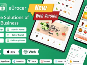 Fixed* eGrocer (v2.0.2) Online Multi Vendor Grocery Store, eCommerce Marketplace Flutter Full App with Admin Panel [Activated]