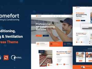 Homefort v1.1.4 Air Conditioning & Heating WordPress Theme + RTL