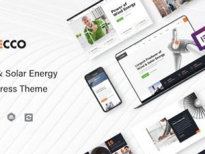 iRecco (v1.7.4) Wind & Solar Energy WordPress Theme [Activated]