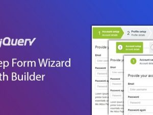 jQuery Step Wizard with Step Form Builder – Timon Step Form v2.5