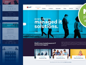 Nanosoft v1.2.8 WP Theme for IT Solutions and Services Company