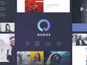 Qudos v.1.5.0 (Activated) Multi-Purpose Business & Portfolio for Elementor WordPress Theme