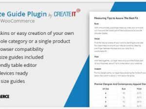 WooCommerce Product Size Guide (v4.3)