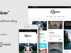 A Responsive Grid Blog Theme – Rinjani v1.6