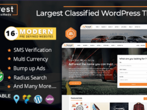 AdForest (v5.1.3) Classified Ads WordPress Theme [Activated]