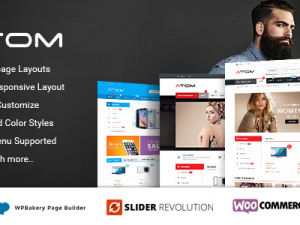 Atom (v1.5.11) Responsive WooCommerce WordPress Theme